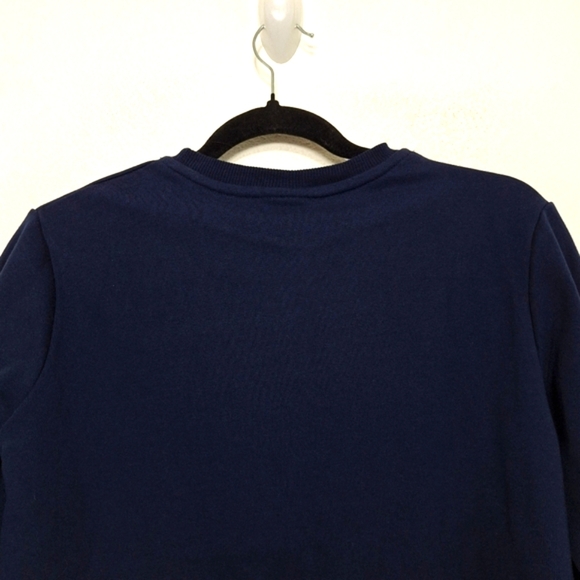 Spring & Gege Boys Dark Blue Gorpcore Long Sleeve Crew Neck Sweatshirt Size L - Picture 6 of 9